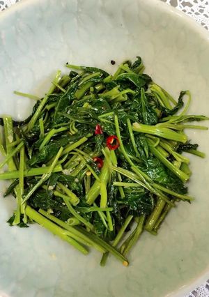 おつまみにもぴったり！空芯菜のピリ辛炒め-レシピのメイン写真