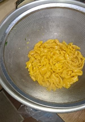 かぼちゃ練り込み麺-レシピのメイン写真