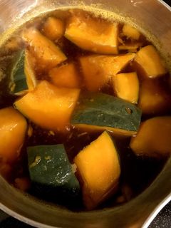 かぼちゃの煮物(甘辛煮)-レシピのメイン写真
