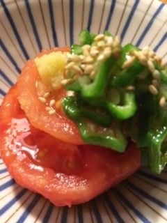 トマトのオクラポン酢-レシピのメイン写真