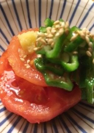 トマトのオクラポン酢-レシピのメイン写真