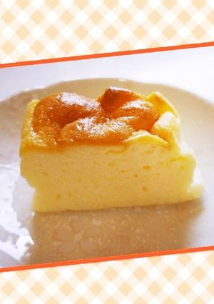 水切りヨーグルトで☆スフレチーズケーキ風-レシピのメイン写真