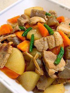 【作り置き】計量簡単!豚バラ肉で筑前煮風-レシピのメイン写真