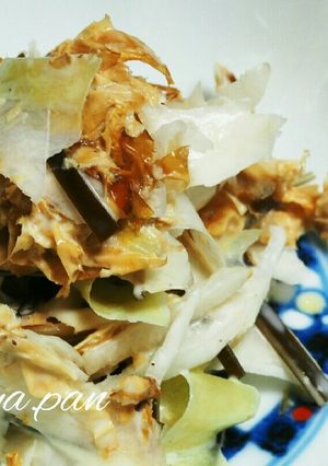 捨てないで！大根の皮と出しがらのマヨ和え-レシピのメイン写真