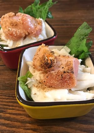 あと一品に♡長芋そうめん炙りタラコ添え-レシピのメイン写真