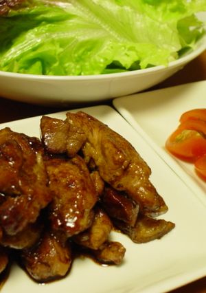 鶏もも肉のバルサミコソース炒め-レシピのメイン写真