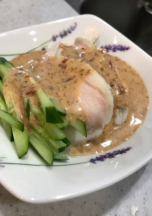 簡単！ピリ辛ごまドレ冷奴-レシピのメイン写真