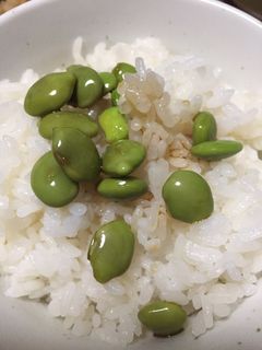 超簡単バカタレの枝豆ご飯-レシピのメイン写真