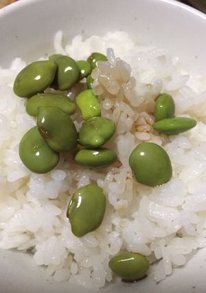 超簡単バカタレの枝豆ご飯-レシピのメイン写真
