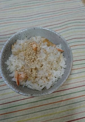 焼きエビの簡単！炊き込みご飯！-レシピのメイン写真
