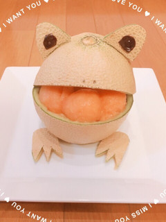 メロンカエル-レシピのメイン写真