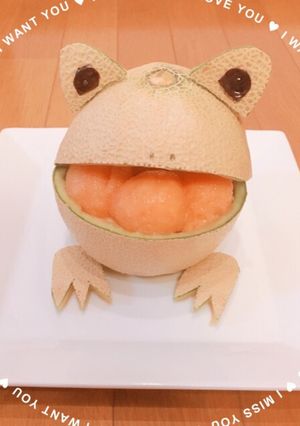 メロンカエル-レシピのメイン写真