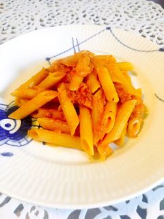 鶏そぼろアレンジ☆ラグーパスタ(ペンネ)-レシピのメイン写真