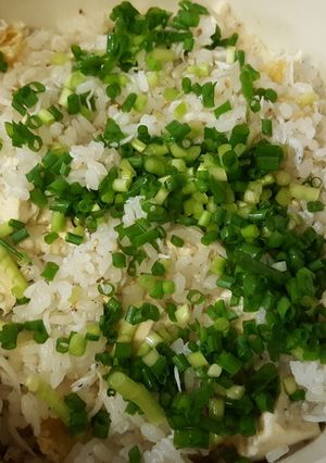 お鍋で簡単豆腐としらすの炊き込みご飯-レシピのメイン写真