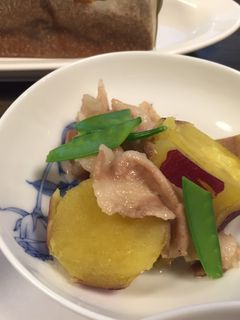 新さつまいもと豚肉-レシピのメイン写真