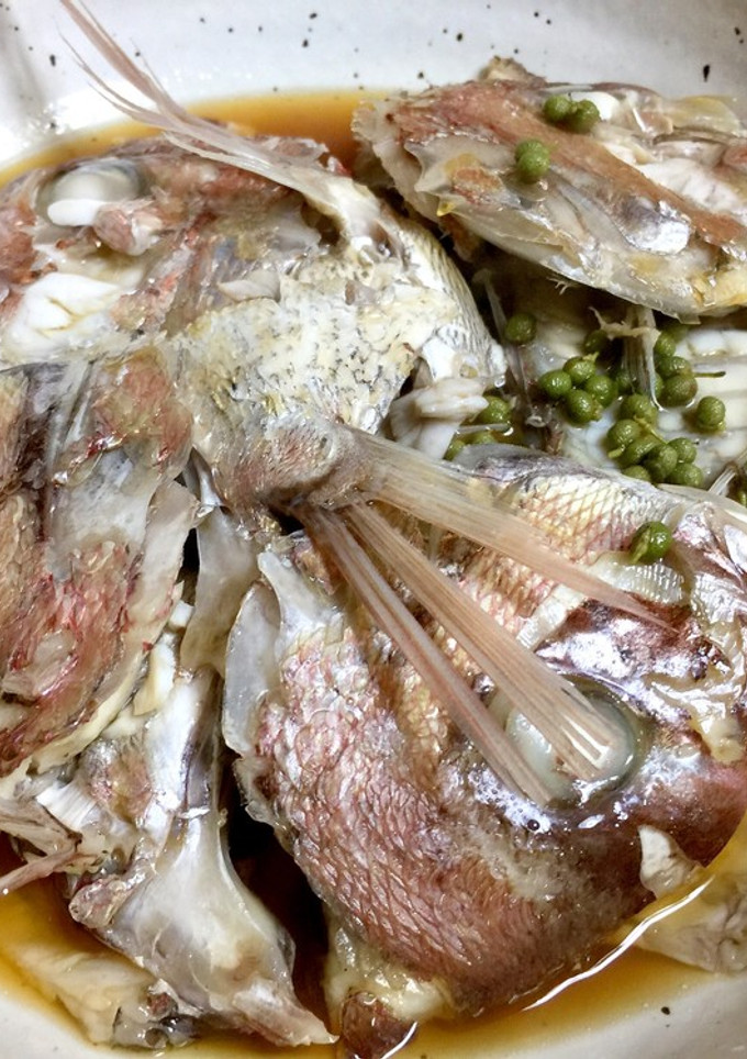 簡単!失敗しない柔らか煮魚 鯛の兜煮 by 俺様インコ 【クックパッド】 簡単おいしいみんなのレシピが392万品