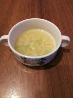 とうもろこしのスープ-レシピのメイン写真