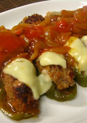 ピーマンの肉詰め-レシピのメイン写真