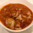 冷凍肉だんごの、チーズ、トマト煮込み!