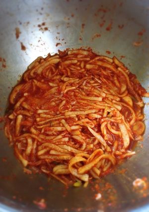 大根千切りキムチ【センチェ（即席）】-レシピのメイン写真
