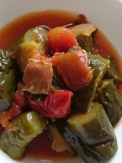 畑の野菜丸ごと消費!夏野菜のトマト煮-レシピのメイン写真