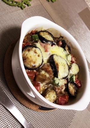 次の日のカレーで夏野菜カレードリア-レシピのメイン写真