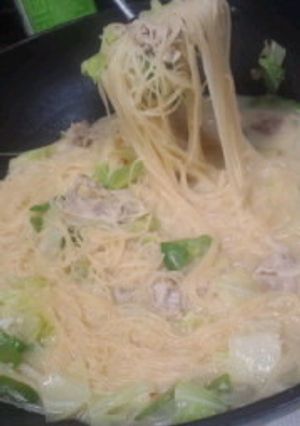 本当にインスタントの汁ビーフン、うまいよ-レシピのメイン写真