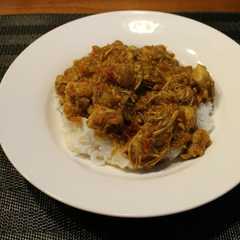 รูปของ STAUBで作る無水チキンカレー