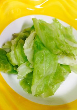 ★3分でキャベツの付け合わせ★-レシピのメイン写真