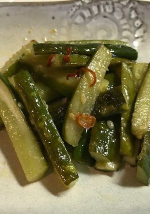 簡単キュウリのイタリアン風炒め物-レシピのメイン写真