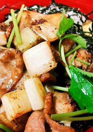 サムライ特製鶏皮しょうが焼き丼❤-レシピのメイン写真