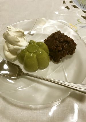 抹茶ババロア-レシピのメイン写真