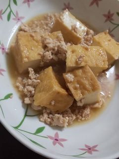 厚揚げと鶏ひき肉のあんかけ-レシピのメイン写真