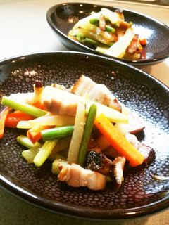青パパイヤとベーコンの炒め物-レシピのメイン写真