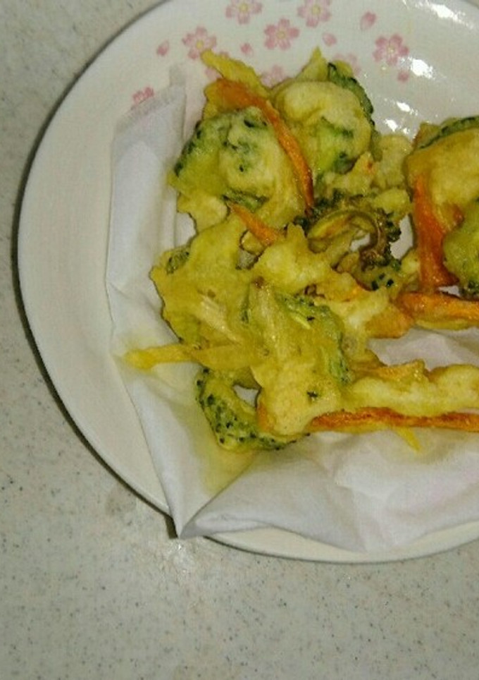 ゴーヤと野菜のかき揚げ-レシピのメイン写真