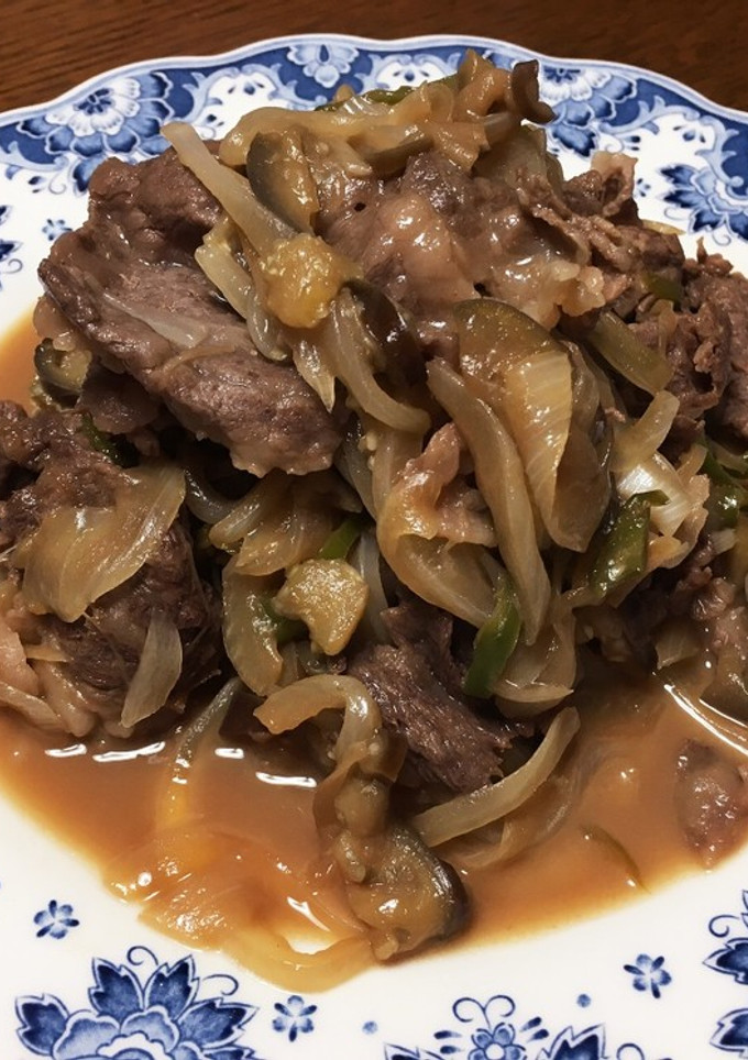 牛肉と夏野菜の甘辛炒め煮❁簡単！-レシピのメイン写真