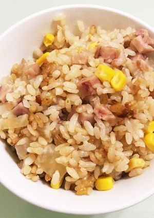 スパムと大根とコーンの炊き込みご飯-レシピのメイン写真