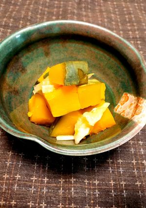 レンチン簡単！かぼちゃのハチミツレモン煮-レシピのメイン写真