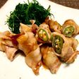レンチン簡単!オクラとエリンギの肉巻き