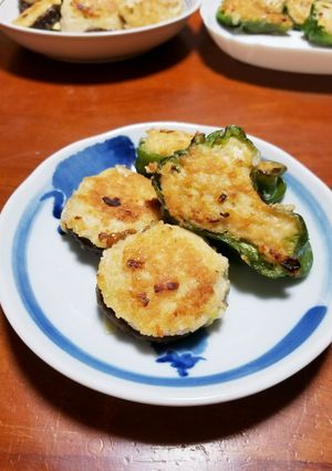 ☆しいたけとピーマンの鶏むね肉の肉詰め☆-レシピのメイン写真