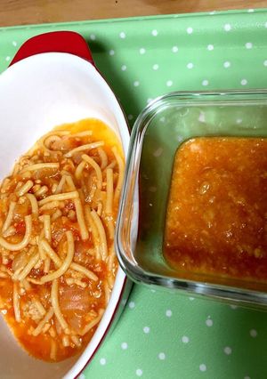 圧力鍋でナポリタン♡幼児食と離乳食♪-レシピのメイン写真