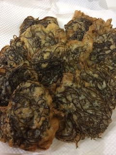 お好み焼き粉で作るもずくの天ぷら-レシピのメイン写真