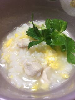 旨味いっぱいで簡単☆ホタテと鶏の中華粥-レシピのメイン写真