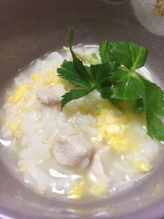 旨味いっぱいで簡単☆ホタテと鶏の中華粥-レシピのメイン写真