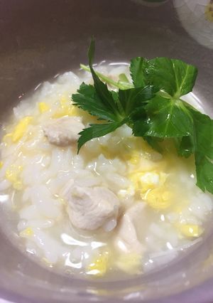 旨味いっぱいで簡単☆ホタテと鶏の中華粥-レシピのメイン写真