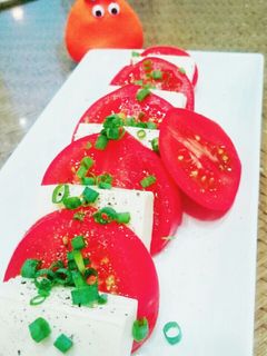 えごま油で豆腐とトマトのカプレーゼ-レシピのメイン写真