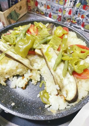 夏野菜パエリア-レシピのメイン写真