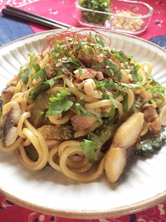 塩鯖とゴーヤのエスニック焼きそば-レシピのメイン写真