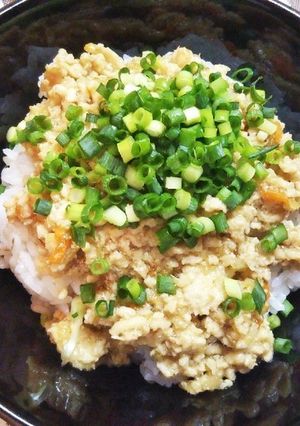 簡単！早い！美味しい！あんかけそぼろ丼-レシピのメイン写真