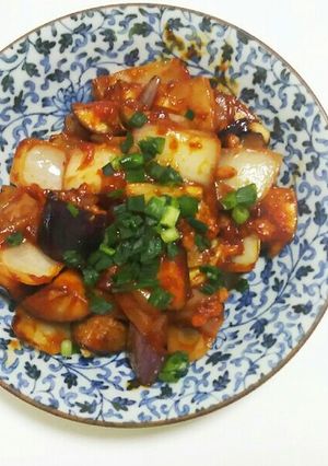 茄子と玉ねぎの簡単ケチャップ炒め-レシピのメイン写真